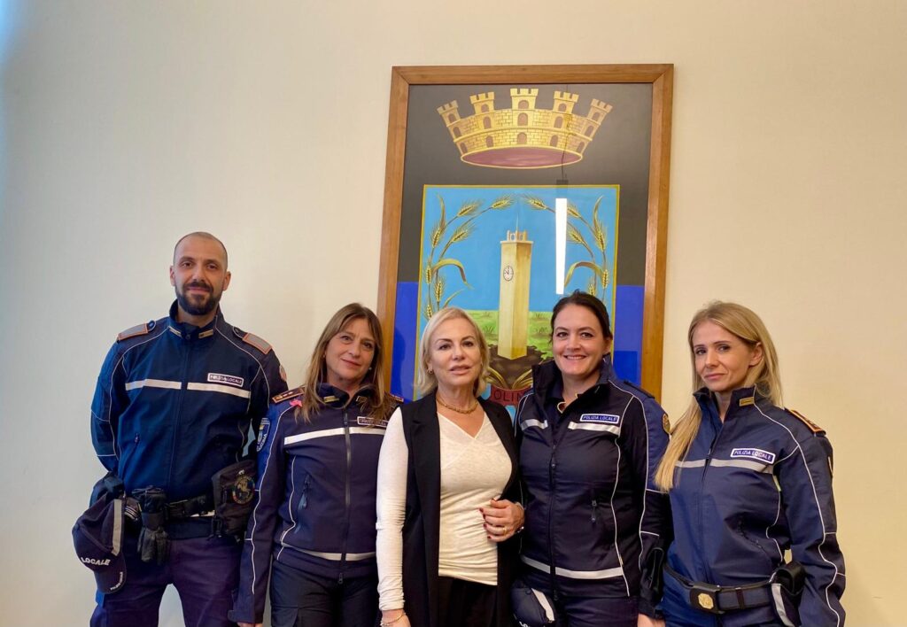 A Latina tre nuovi agenti per la Polizia Locale, l’incontro con il sindaco Celentano