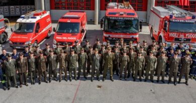 Latina celebra gli 87 anni dei Vigili del Fuoco, cerimonia e dimostrazioni operative sotto lo slogan: “Lì dove serve”